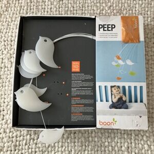 New In Box Boon Peep Bird Mobile Birds Nursery Baby Shower Gift Newborn